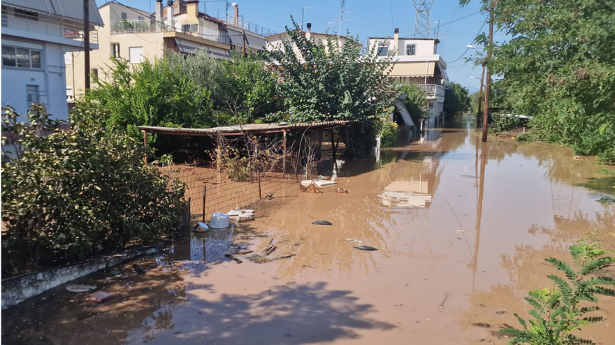 Λάρισα: Συνεχίζονται οι απεγκλωβισμοί στον Άγιο Θωμά - Δεκάδες σπίτια πλημμυρισμένα και αυτοκίνητα κάτω από τα λασπόνερα