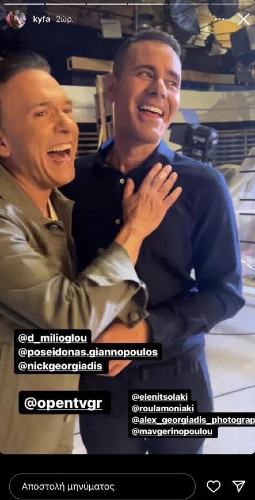 Ελένη Τσολάκη: Backstage στιγμιότυπα από τη φωτογράφιση για τη νέα της εκπομπή στο Open