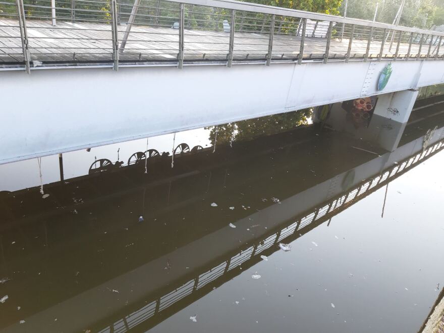 Κακοκαιρία Daniel - Λάρισα: Γέμισε νερό η εσωτερική κοίτη του Πηνειού