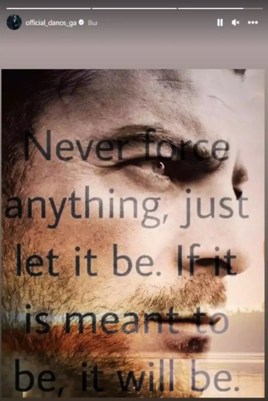 Γιώργος Αγγελόπουλος: Η πρώτη ανάρτηση μετά την αποκάλυψη του γάμου του με τη Δήμητρα Βαμβακούση