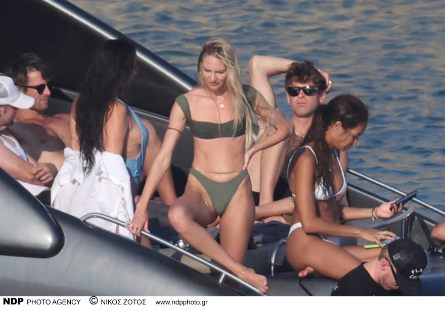 Κάντις Σουάνπολ - Τζοάν Σμολς - Ντάουτζεν Κρόες: Οι ξέφρενες διακοπές τους στη Μύκονο