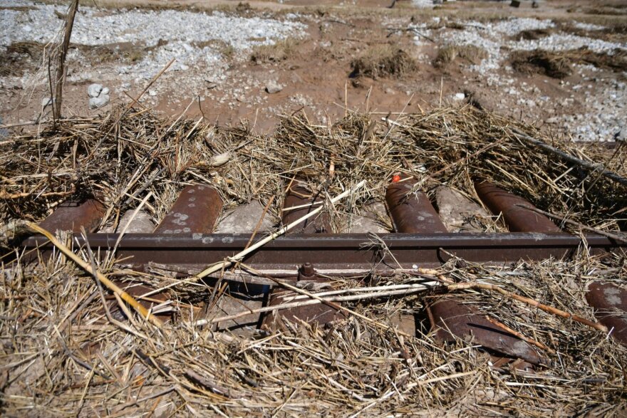 Κακοκαιρία Daniel: Διαλυμένο το σιδηροδρομικό δίκτυο Λάρισας-Βόλου - Δείτε βίντεο