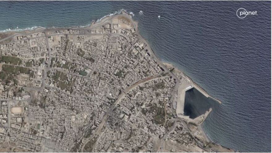 Κακοκαιρία Daniel: Η Ντέρνα πριν και μετά, έχει εξαφανιστεί το 1/4 της πόλης