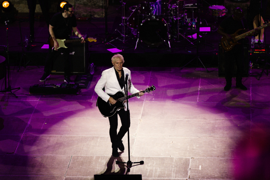 Αντώνης Ρέμος: Υποδέχθηκε τον Μάικλ Μπόλτον στο Ηρώδειο - Δείτε βίντεο και φωτογραφίες