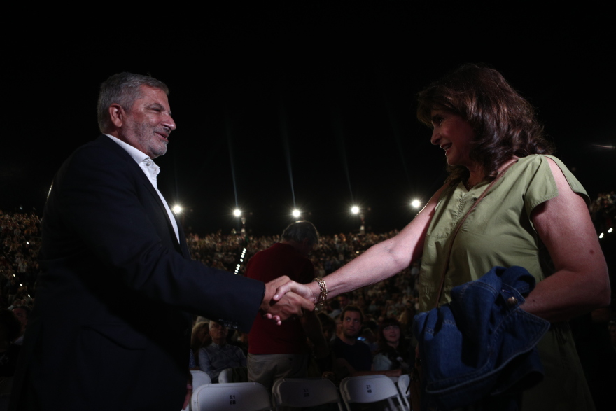 Το Θέατρο του Λυκαβηττού «γιόρτασε» την αναγέννησή του με μαέστρο τον Σταύρο Ξαρχάκο - Φωτογραφίες