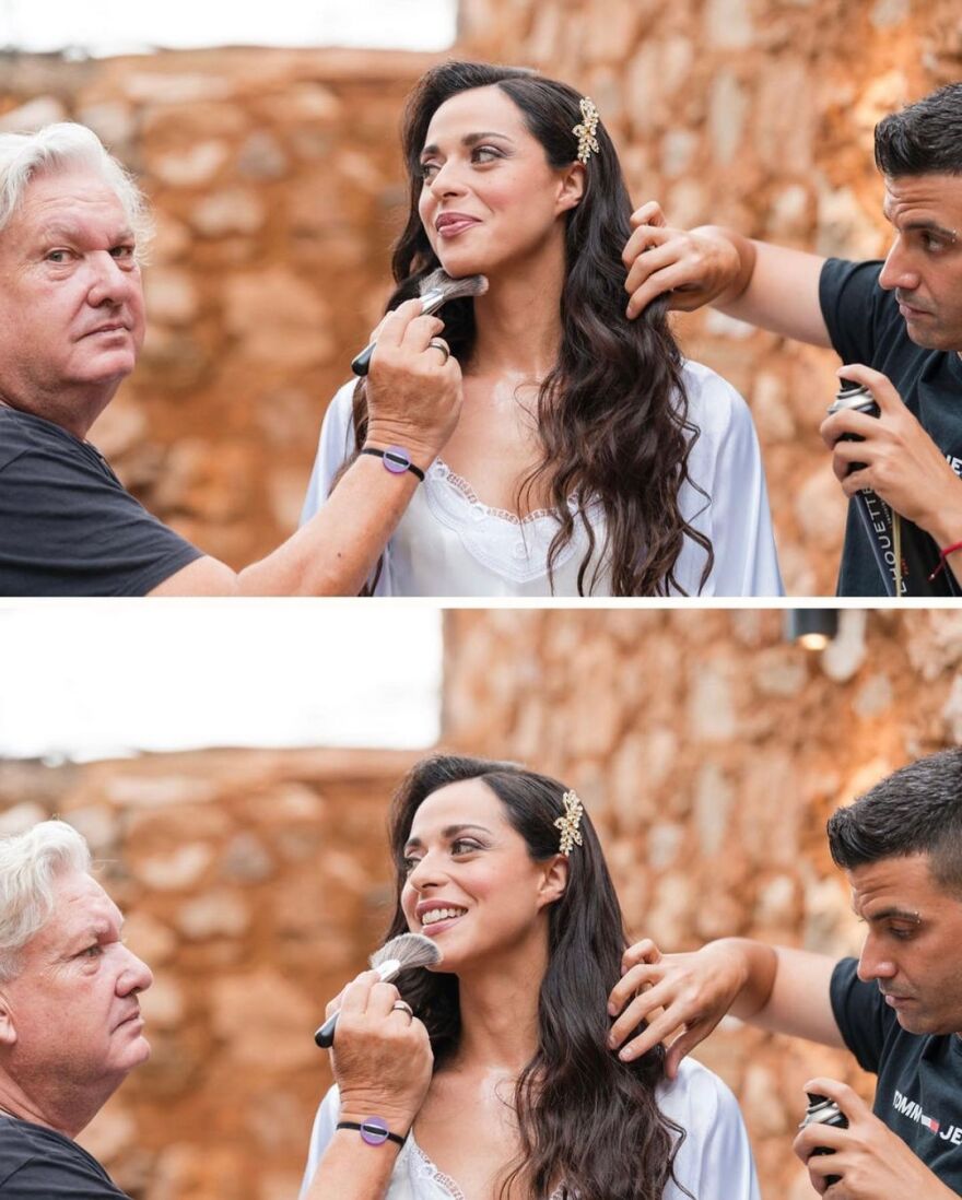 Ευαγγελία Συριοπούλου: Οι αδημοσίευτες φωτογραφίες από τον γάμο της με τον Στράτο Πατσατζή