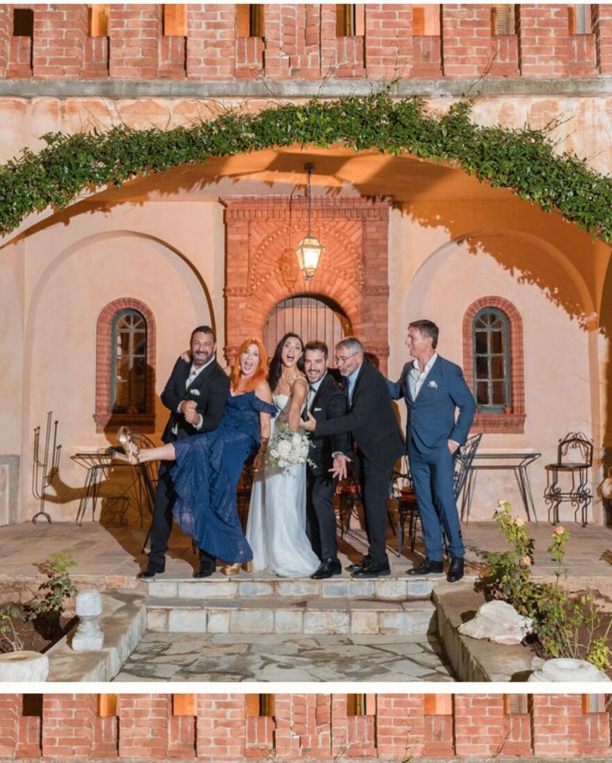 Ευαγγελία Συριοπούλου: Οι αδημοσίευτες φωτογραφίες από τον γάμο της με τον Στράτο Πατσατζή