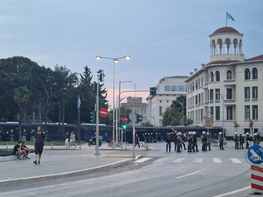 Θεσσαλονίκη: Ολοκληρώθηκαν οι πορείες διαμαρτυρίας για την επίσκεψη Μητσοτάκη στη ΔΕΘ