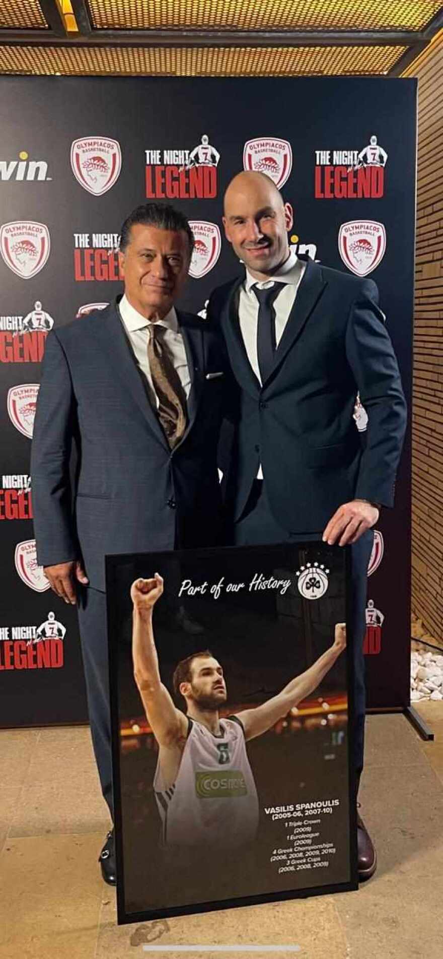 Βασίλης Σπανούλης: Το δώρο του Παναθηναϊκού στον θρύλο του μπάσκετ - Φωτογραφία 