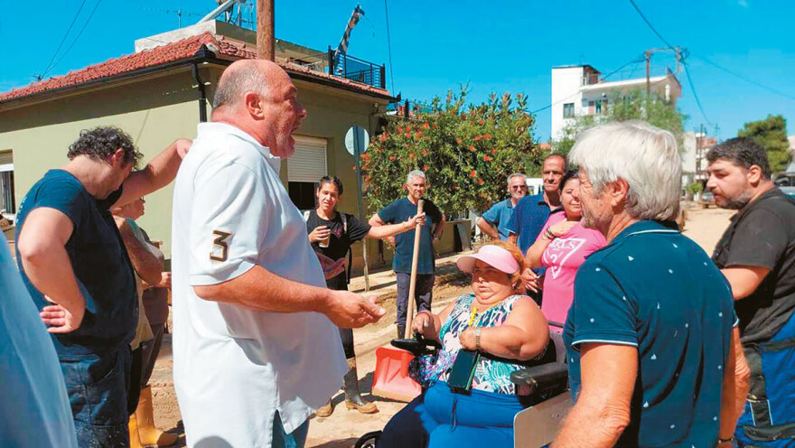 Πλημμύρα... ο Μπέος: Όταν ο δήμαρχος Βόλου ήλθε αντιμέτωπος με τα νερά - και τις παλιότερες δηλώσεις του