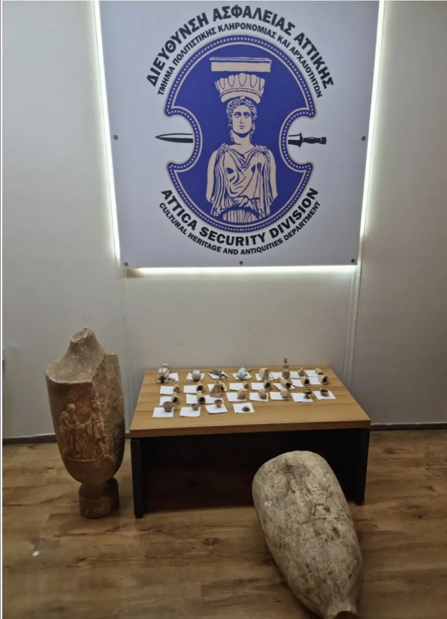 Επιχείρηση της ΕΛΑΣ απέτρεψε αγοραπωλησία αρχαιοτήτων - Κατασχέθηκαν 31 αρχαία αντικείμενα (φωτογραφίες)