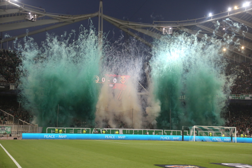 Παναθηναϊκός - Βιγιαρεάλ: Φανταστική ατμόσφαιρα στο ΟΑΚΑ - Βίντεο και φωτογραφίες 