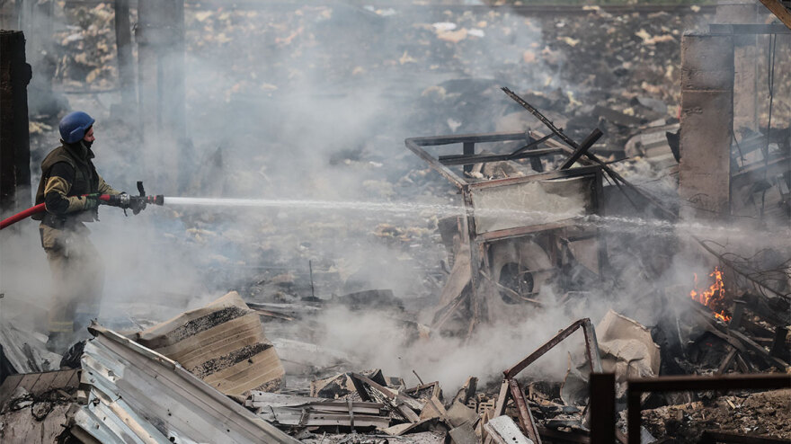 Μπαράζ ρωσικών βομβαρδισμών τη νύχτα στην Ουκρανία - Δείτε βίντεο και φωτογραφίες 