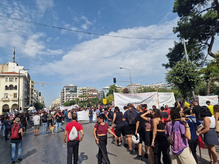 Σε εξέλιξη οι συγκεντρώσεις για το εργασιακό νομοσχέδιο και στη Θεσσαλονίκη