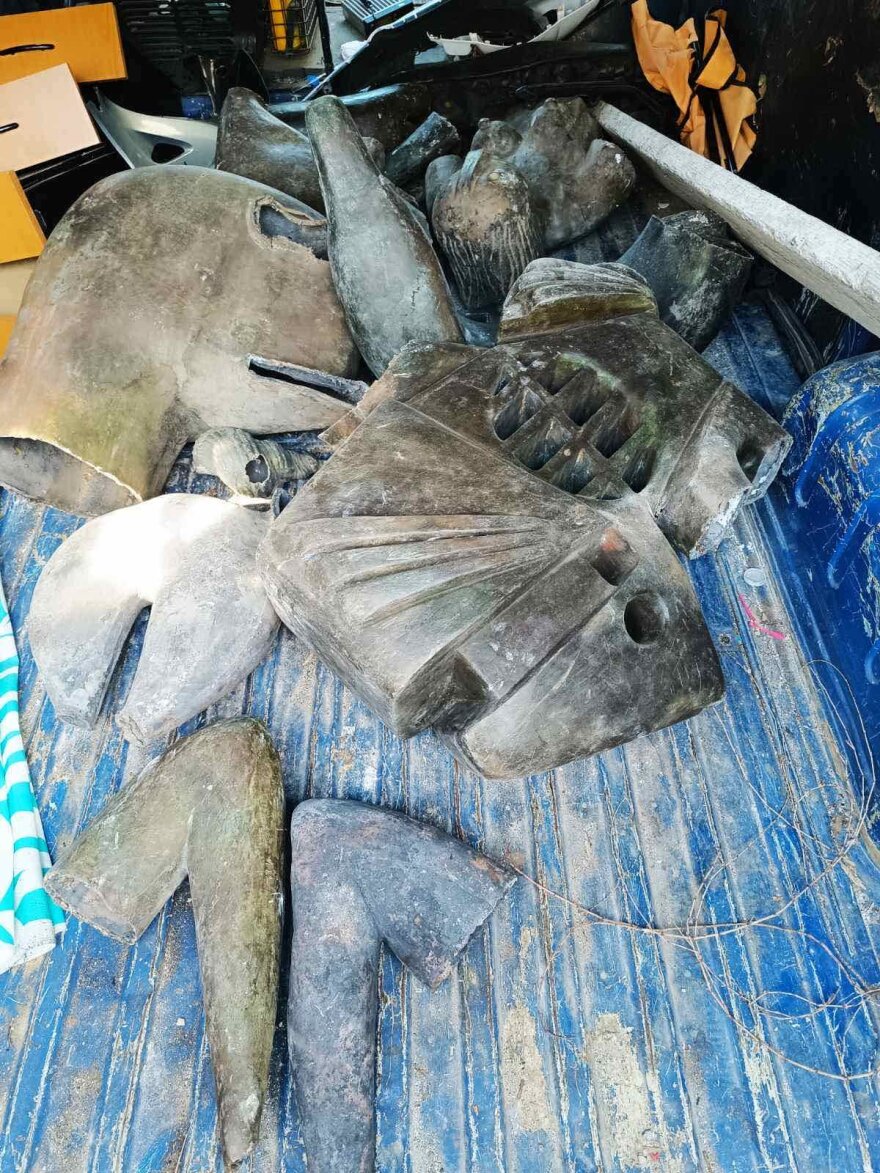 Ρόδος: Σε χαράδρα βρήκαν τα κλεμμένα έργα γνωστού γλύπτη