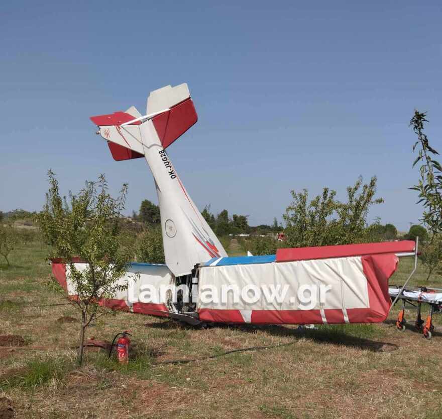 Έπεσε μονοκινητήριο αεροσκάφος στη Θήβα - Νεκρός ο πιλότος