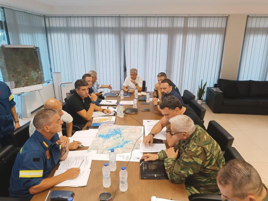 Κακοκαιρία - Λάρισα: Έκτακτη σύσκεψη στο Συντονιστικό Κέντρο Επιχειρήσεων