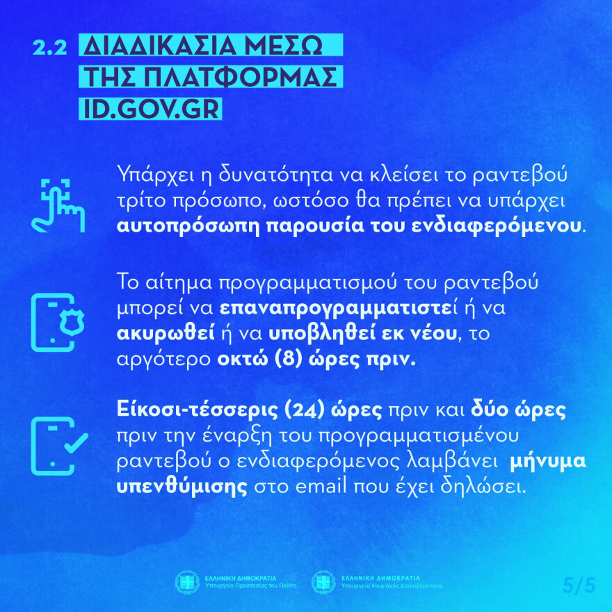 Νέες ταυτότητες: Ανοίγει αύριο η πλατφόρμα - Βήμα-βήμα η διαδικασία
