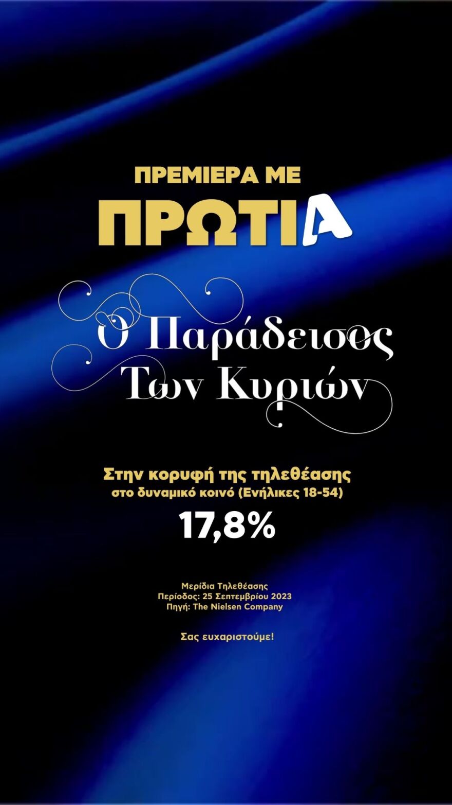 Οι πρεμιέρες του Alpha στην κορυφή της τηλεθέασης