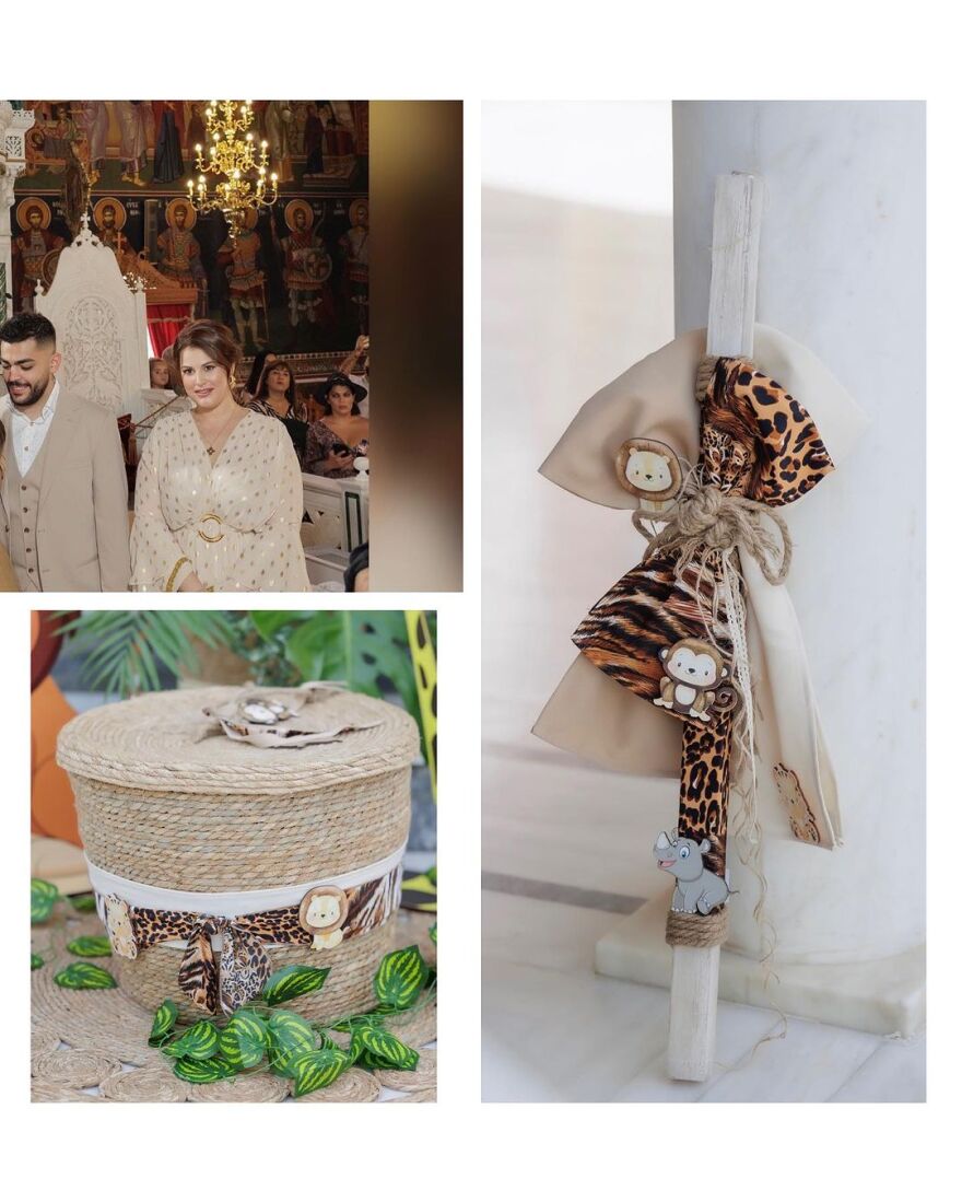 Λάουρα Νάργες - Χρήστος Σαντικάι: Οι φωτογραφίες από τη βάφτιση του γιου τους