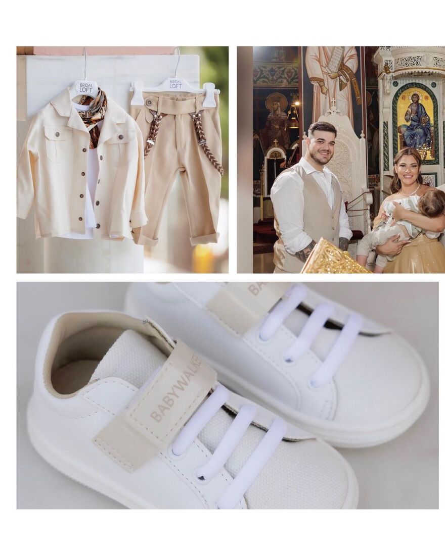 Λάουρα Νάργες - Χρήστος Σαντικάι: Οι φωτογραφίες από τη βάφτιση του γιου τους