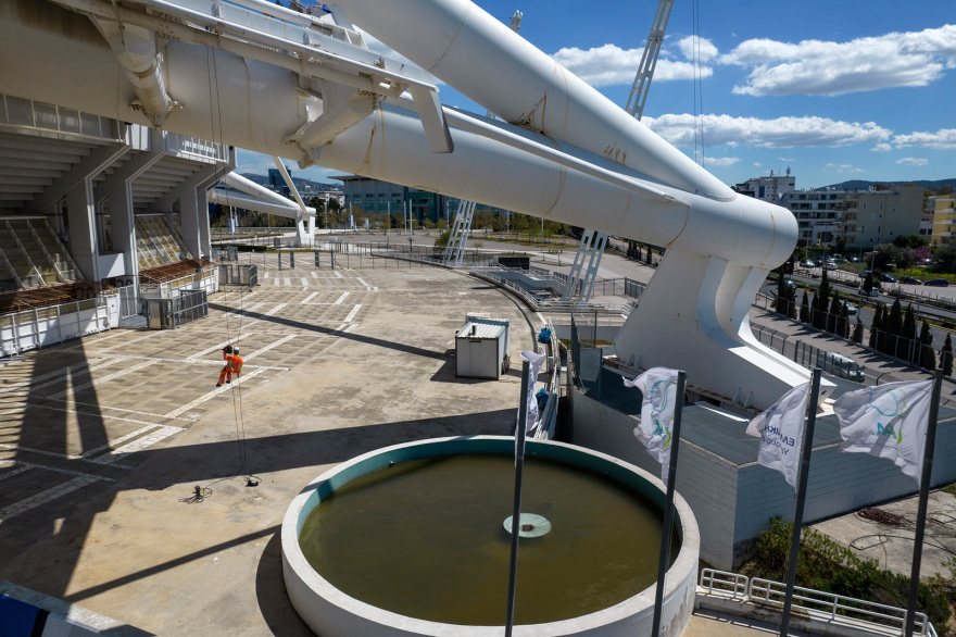 Έκλεισε το ΟΑΚΑ και το ποδηλατοδρόμιο λόγω προβλήματος στατικότητας στο στέγαστρο Καλατράβα