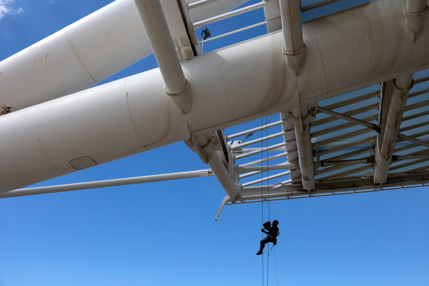 Έκλεισε το ΟΑΚΑ και το ποδηλατοδρόμιο λόγω προβλήματος στατικότητας στο στέγαστρο Καλατράβα