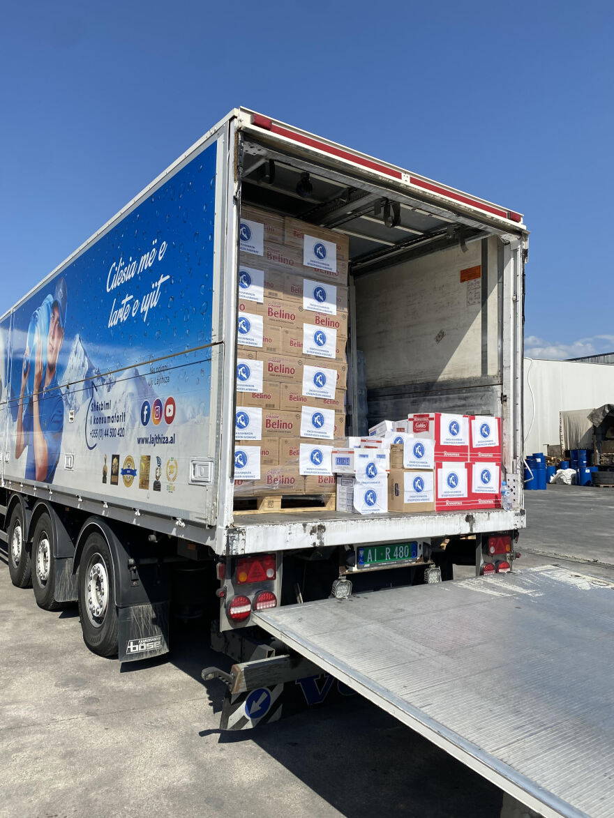 Βοήθεια στο Βόλο από την Ένωση Ελληνικών Επιχειρήσεων Αλβανίας