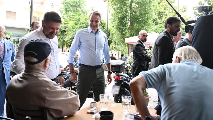 Κυριάκος Μητσοτάκης με Νίκο Χαρδαλιά από Βύρωνα: Θα είμαστε εκεί για να κάνουμε τη ζωή σας καλύτερη κάθε μέρα