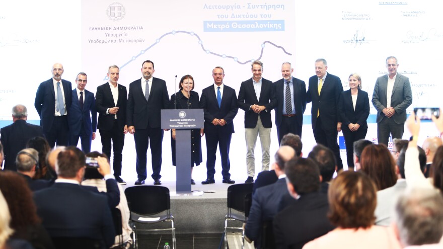 Μητσοτάκης: Κάνουμε το τελικό βήμα για να λειτουργήσει το μετρό Θεσσαλονίκης εντός του 2024