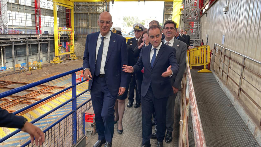  Η επίσημη τελετή καθέλκυσης της φρεγάτας «Κίμων» στη Γαλλία - Δείτε βίντεο 