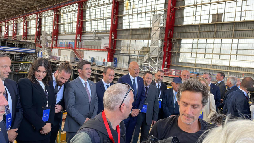  «Ασπίδα» για το Πολεμικό Ναυτικό η φρεγάτα «Κίμων» - Καθελκύστηκε στη Γαλλία η πρώτη ελληνική Belh@rra