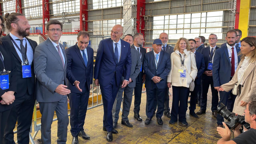  Η επίσημη τελετή καθέλκυσης της φρεγάτας «Κίμων» στη Γαλλία - Δείτε βίντεο 