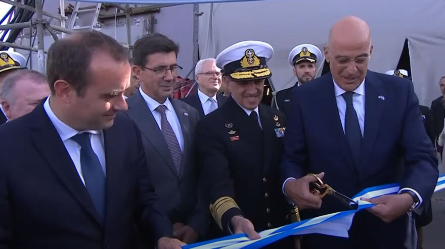  «Ασπίδα» για το Πολεμικό Ναυτικό η φρεγάτα «Κίμων» - Καθελκύστηκε στη Γαλλία η πρώτη ελληνική Belh@rra