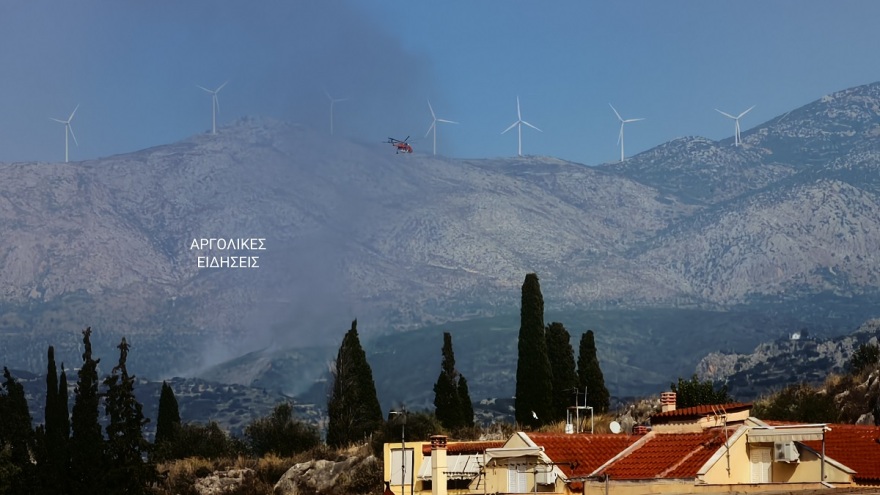 Φωτιά στο Νέο Ροεινό Αργολίδας