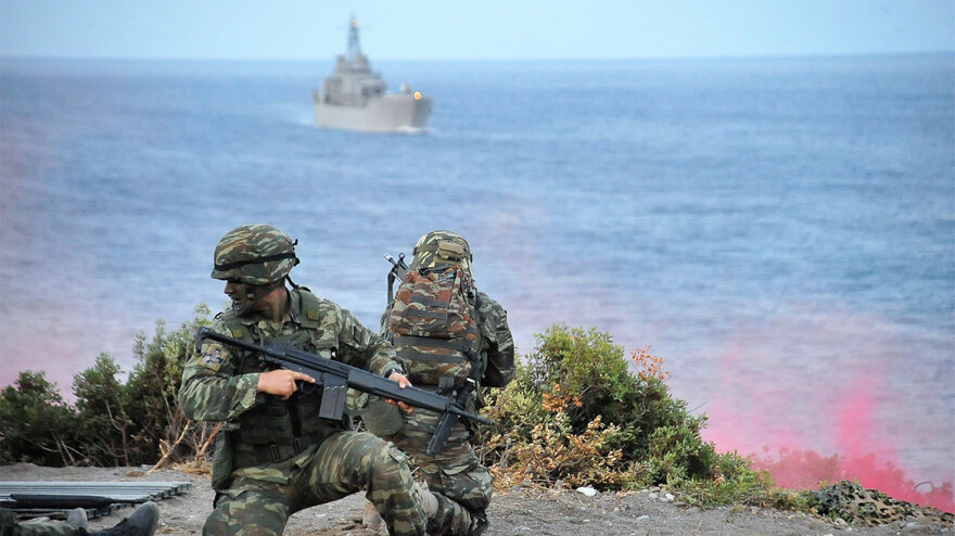 Εντυπωσιακά βίντεο και φωτογραφίες από την τελική φάση της άσκησης «Παρμενίων» στη Χίο 