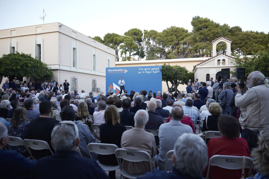 Μητσοτάκης στη Λέσβο: Οι πολίτες στήριξαν τις επιλογές μας - Κερδίσαμε 7 περιφέρειες και δεν σταματάμε εδώ