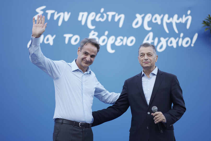 Μητσοτάκης στη Λέσβο: Οι πολίτες στήριξαν τις επιλογές μας - Κερδίσαμε 7 περιφέρειες και δεν σταματάμε εδώ