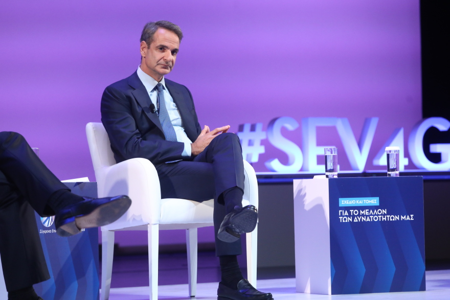 Μητσοτάκης στον ΣΕΒ: Εφικτός ο στόχος για μέσο μισθό €1.500 στο τέλος της τετραετίας