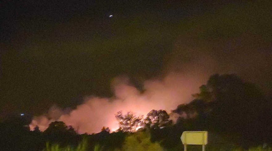 Φωτιά στον Μαραθώνα: Υπό μερικό έλεγχο η πυρκαγιά κοντά στο κωπηλατοδρόμιο