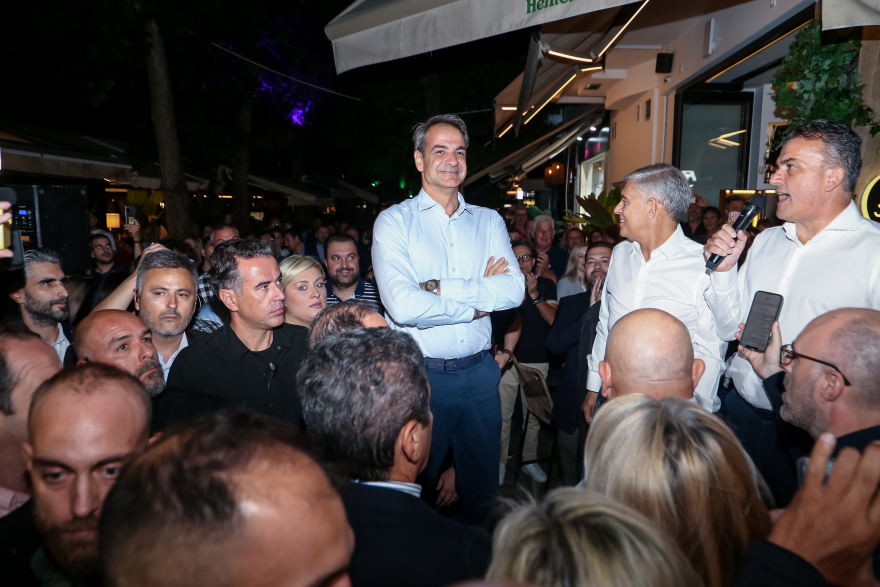 Μητσοτάκης από Λάρισα: Είμαστε εδώ για να στηρίξουμε τον Κώστα Αγοραστό να κερδίσει αυτή τη μάχη