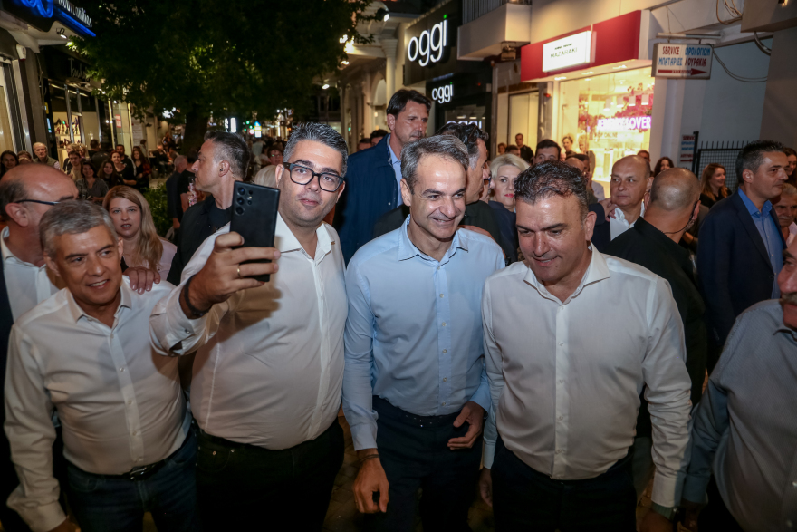 Μητσοτάκης από Λάρισα: Είμαστε εδώ για να στηρίξουμε τον Κώστα Αγοραστό να κερδίσει αυτή τη μάχη