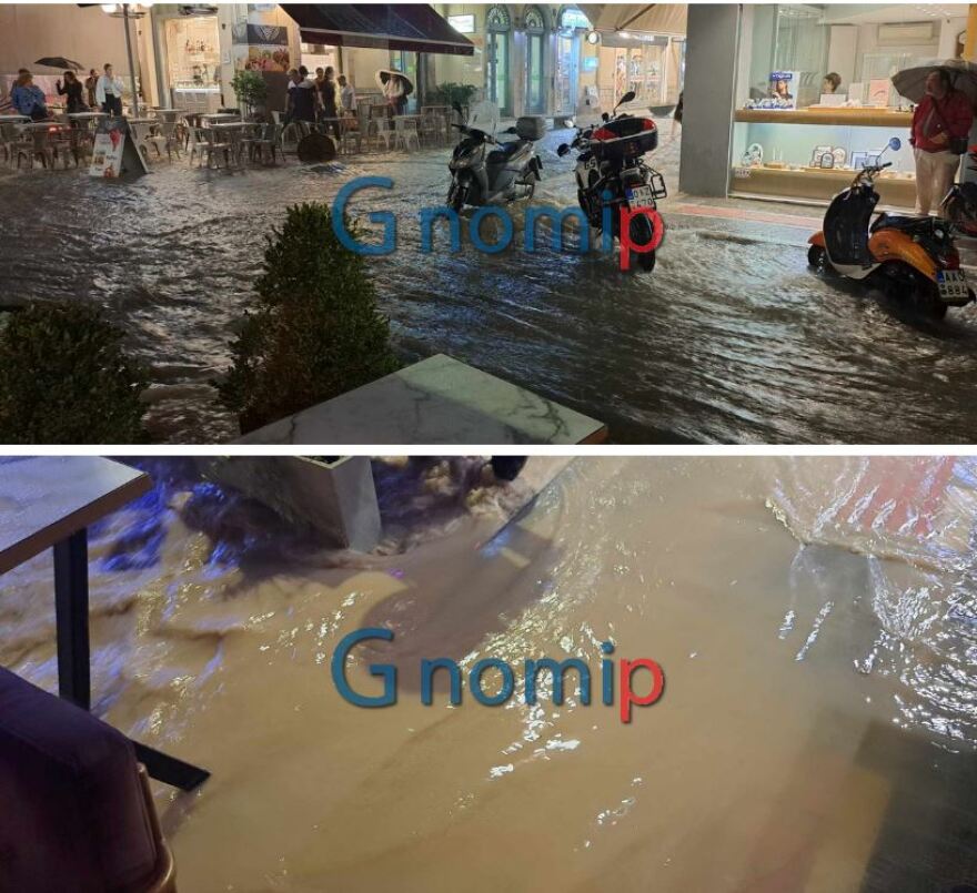 Κακοκαιρία στην Πάτρα: Πλημμύρισαν σπίτια και επιχειρήσεις - Βγάζουν τα νερά με τις σκούπες (βίντεο)