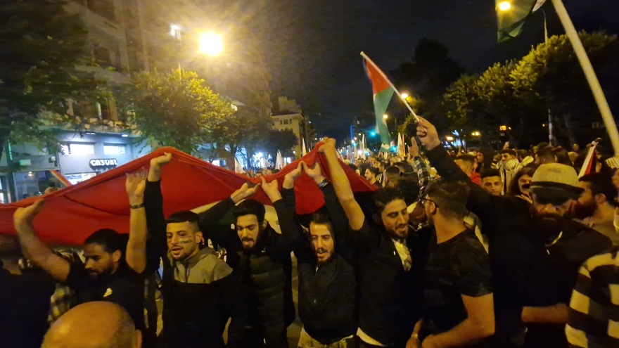 Θεσσαλονίκη: Συγκέντρωση και πορεία αλληλεγγύης για τον λαό της Παλαιστίνης (βίντεο)