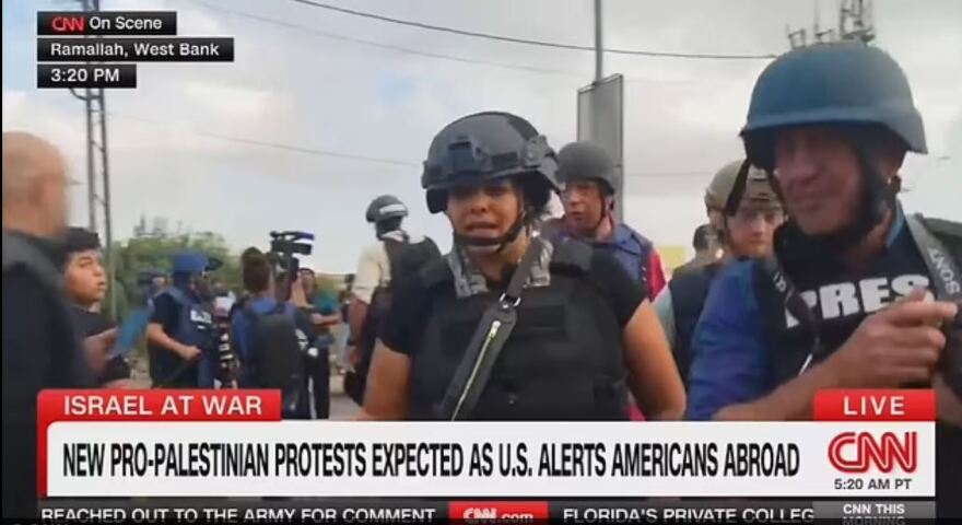 «Δεν είστε ευπρόσδεκτοι εδώ» - Παλαιστίνιοι προπηλάκισαν δημοσιογράφο του CNN στη Δυτική Όχθη