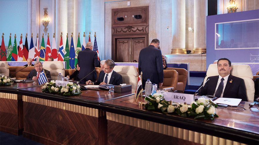 Μητσοτάκης από Κάιρο: Καμία στρατιωτική παρέμβαση δεν μπορεί να αντικαταστήσει μία βιώσιμη πολιτική λύση 