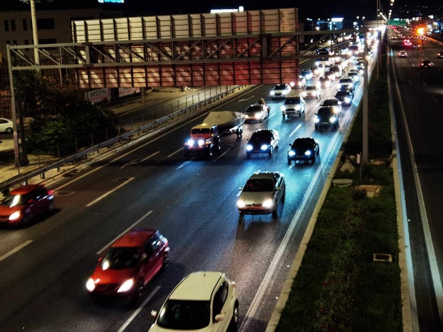 Κίνηση τώρα: Δίωρο χάος στον Κηφισό εξαιτίας τριών τροχαίων