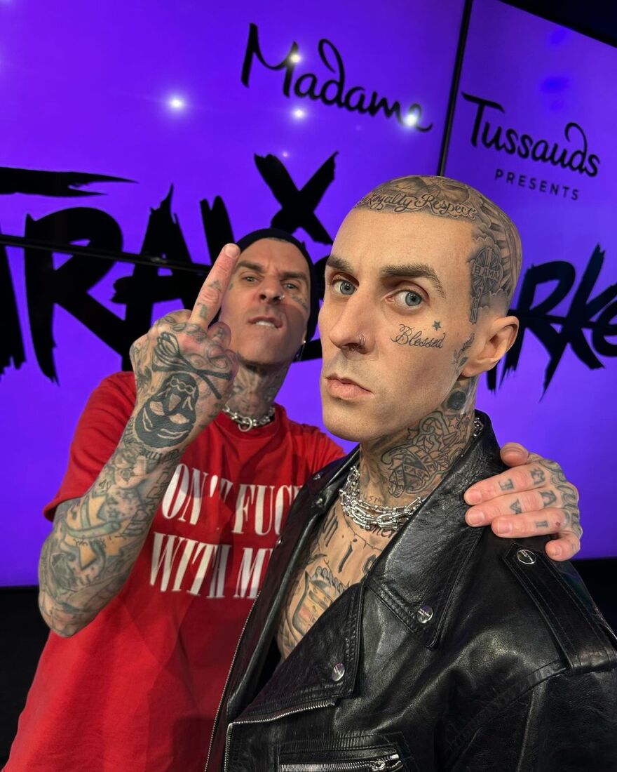 Τράβις Μπάρκερ: Προσπάθησε να «πνίξει» το κέρινο ομοίωμά του στο Μαντάμ Τισό