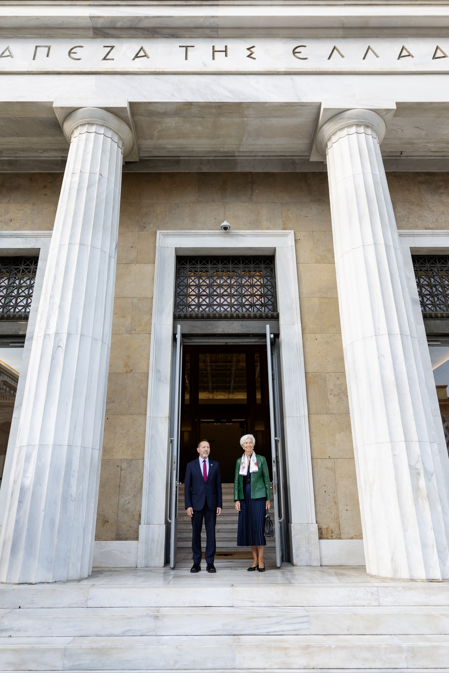 Στην Αθήνα η Κριστίν Λαγκάρντ για τη συνεδρίαση της ΕΚΤ