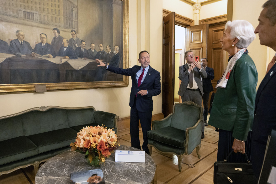 Στην Αθήνα η Κριστίν Λαγκάρντ για τη συνεδρίαση της ΕΚΤ